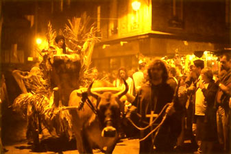 chariot à boeufs